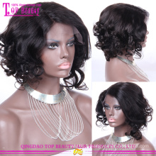 100 % non transformés cheveux humains normaux de couleur 12 pouces cheveux Full Lace Wig Aliexpress cheveux européens